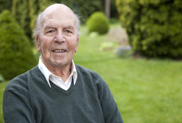 Old Man In Garden